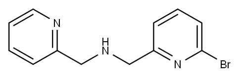 [(6-bromo-2-pyridyl)methyl][(2-pyridyl)methyl]amine 구조식 이미지