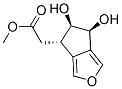 4H-Cyclopenta[c]furan-4-acetic acid, 5,6-dihydro-5,6-dihydroxy-, methyl ester, (4S,5R,6S)- (9CI) Structure