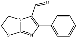 6-PHENYL-2,3-DIHYDROIMIDAZO[2,1-B][1,3]THIAZOLE-5-CARBALDEHYDE 구조식 이미지