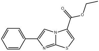 에틸6-페닐이미다조[2,1-b][1,3]티아졸-3-카르복실레이트 구조식 이미지