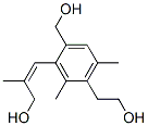 4-Hydroxymethyl-3-[(Z)-3-hydroxy-2-methyl-1-propenyl]-2,6-dimethylbenzeneethanol Structure