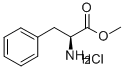 Methyl L-phenylalaninate hydrochloride 구조식 이미지