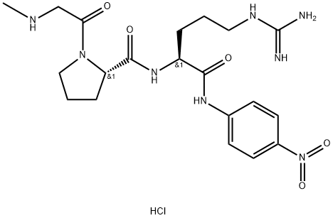 SAR-PRO-ARG P-NITROANILIDE DIHYDROCHLORIDE Structure
