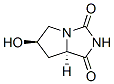 1H-Pyrrolo[1,2-c]imidazole-1,3(2H)-dione,tetrahydro-6-hydroxy-,(6R-trans)-(9CI) 구조식 이미지