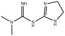 구아니딘,N-(4,5-디하이드로-1H-이미다졸-2-일)-N,N-디메틸-(9CI) 구조식 이미지