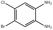 4-브로모-5-클로로벤젠-1,2-디아민 구조식 이미지