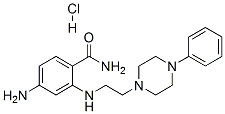 4-amino-2-[2-(4-phenylpiperazin-1-yl)ethylamino]benzamide hydrochlorid e 구조식 이미지