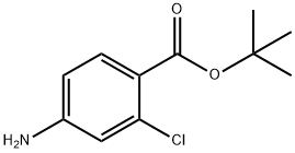 TERT-BUTYL 4-AMINO-2-CHLOROBENZOATE Structure