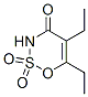 1,2,3-Oxathiazin-4(3H)-one,5,6-diethyl-,2,2-dioxide(9CI) Structure