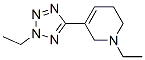 Pyridine, 1-ethyl-3-(2-ethyl-2H-tetrazol-5-yl)-1,2,5,6-tetrahydro- (9CI) Structure