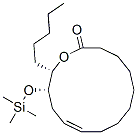 (10Z,13S,14S)-14-Pentyl-13-[(trimethylsilyl)oxy]oxacyclotetradeca-10-en-2-one 구조식 이미지