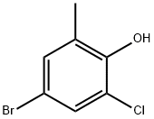 4-BROMO-2-CHLORO-6-METHYLPHENOL Structure