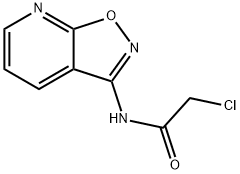 2-Chloro-N-isoxazolo[5,4-b]pyridin-3-ylacetamide Structure