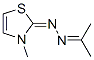 2(3H)-Thiazolone,3-methyl-,(1-methylethylidene)hydrazone(9CI) Structure