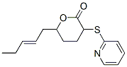 6-(2-Pentenyl)-3-(2-pyridinylthio)tetrahydro-2H-pyran-2-one 구조식 이미지