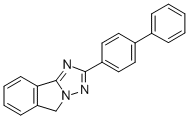 5H-s-Triazolo(5,1-a)isoindole, 2-(4-biphenylyl)- Structure