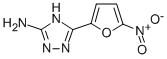 1H-1,2,4-Triazol-5-amine, 3-(5-nitro-2-furyl)- 구조식 이미지