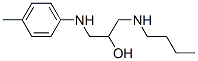 1-butylamino-3-[(4-methylphenyl)amino]propan-2-ol Structure