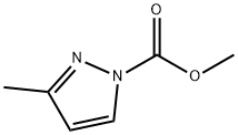 1H-Pyrazole-1-carboxylicacid,3-methyl-,methylester(9CI) Structure