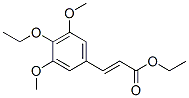 3-(4-Ethoxy-3,5-dimethoxyphenyl)propenoic acid ethyl ester Structure