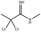 Propanimidamide,  2,2-dichloro-N-methyl- Structure