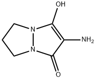 1H,5H-Pyrazolo[1,2-a]pyrazol-1-one, 2-amino-6,7-dihydro-3-hydroxy- (9CI) 구조식 이미지