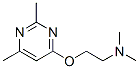 Ethanamine, 2-[(2,6-dimethyl-4-pyrimidinyl)oxy]-N,N-dimethyl- (9CI) Structure