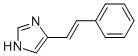 1H-Imidazole,  4-(2-phenylethenyl)-  (9CI) Structure
