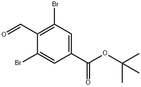 tert-butyl 3,5-dibroMo-4-forMylbenzoate Structure