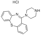 11-(1-PIPERAZINYL)-DIBENZO[B,F][1,4]THIAZEPIN HYDROCHLORIDE Structure