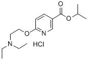 6-(2-Diethylaminoethoxy)nicotinic acid isopropyl ester hydrochloride Structure