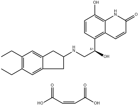 Indacaterol Maleate Structure