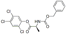 N-[(Benzyloxy)carbonyl]-L-alanine 2,4,5-trichlorophenyl ester Structure