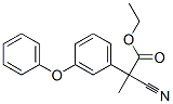 에틸A-(M-페녹시페닐)-A-쿠아노프로피오네이트 구조식 이미지