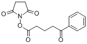 2,5-DIOXOPYRROLIDIN-1-YL5-OXO-5-페닐펜타노에이트 구조식 이미지