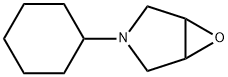 6-Oxa-3-azabicyclo[3.1.0]hexane, 3-cyclohexyl- Structure
