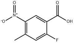 Benzoic acid, 2-fluoro-4-methyl-5-nitro- (9CI) Structure