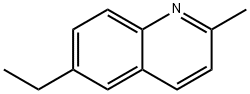 6-ETHYL-2-METHYLQUINOLINE 구조식 이미지