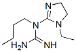 Guanidine, N-butyl-N-(1-ethyl-4,5-dihydro-1H-imidazol-2-yl)- (9CI) Structure