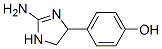 Phenol,  4-(2-amino-4,5-dihydro-1H-imidazol-4-yl)-  (9CI) Structure