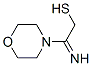 Morpholine, 4-(1-imino-2-mercaptoethyl)- (9CI) Structure