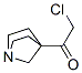 Ethanone, 1-(1-azabicyclo[2.2.1]hept-4-yl)-2-chloro- (9CI) 구조식 이미지