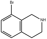 8-bromo-1,2,3,4-tetrahydroisoquinoline 구조식 이미지