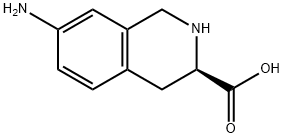 3-Isoquinolinecarboxylicacid,7-amino-1,2,3,4-tetrahydro-,(3R)-(9CI) Structure