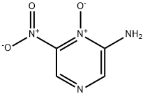 2-피라지나민,6-니트로-,1-산화물(9CI) 구조식 이미지