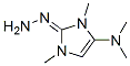 2H-Imidazol-2-one,4-(dimethylamino)-1,3-dihydro-1,3-dimethyl-,hydrazone 구조식 이미지