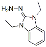 2H-Benzimidazol-2-one,1,3-diethyl-1,3-dihydro-,hydrazone(9CI) 구조식 이미지