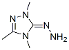 3H-1,2,4-Triazol-3-one,2,4-dihydro-2,4,5-trimethyl-,hydrazone(9CI) 구조식 이미지