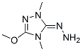 3H-1,2,4-Triazol-3-one,2,4-dihydro-5-methoxy-2,4-dimethyl-,hydrazone(9CI) 구조식 이미지