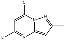 5,7-DICHLORO-2-METHYLPYRAZOLO[1,5-A]PYRIMIDINE Structure